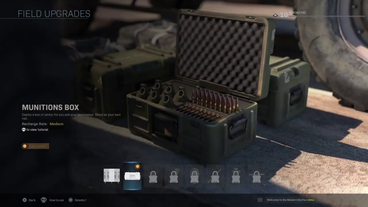 Modern warfare field upgrades tutorial