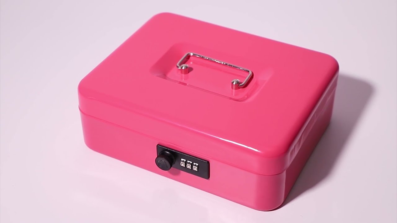 Lovndi Cash Box with Combination Lock Instruction - YouTube