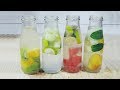 Como hacer agua de sabores. SIN AZÚCAR