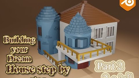 Blender Tutorial: Building Your Dream House Step by Step part 2