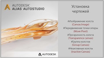 Autodesk Alias Установка чертежей (Blueprint Setup)(RUS)