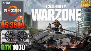 Call of Duty: Warzone : GTX 1070 + Ryzen 5 3600 | 1080p & 1440p | High &  Low Settings