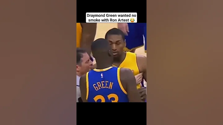 Draymond Green wanted no smoke with Ron Artest 😂