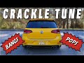 Stage 2 Crackle Tune vs No Crackle Tune ~ Golf R