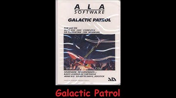 Galactic Patrol for the Atari 8-bit family