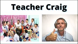 Teacher Craig slides