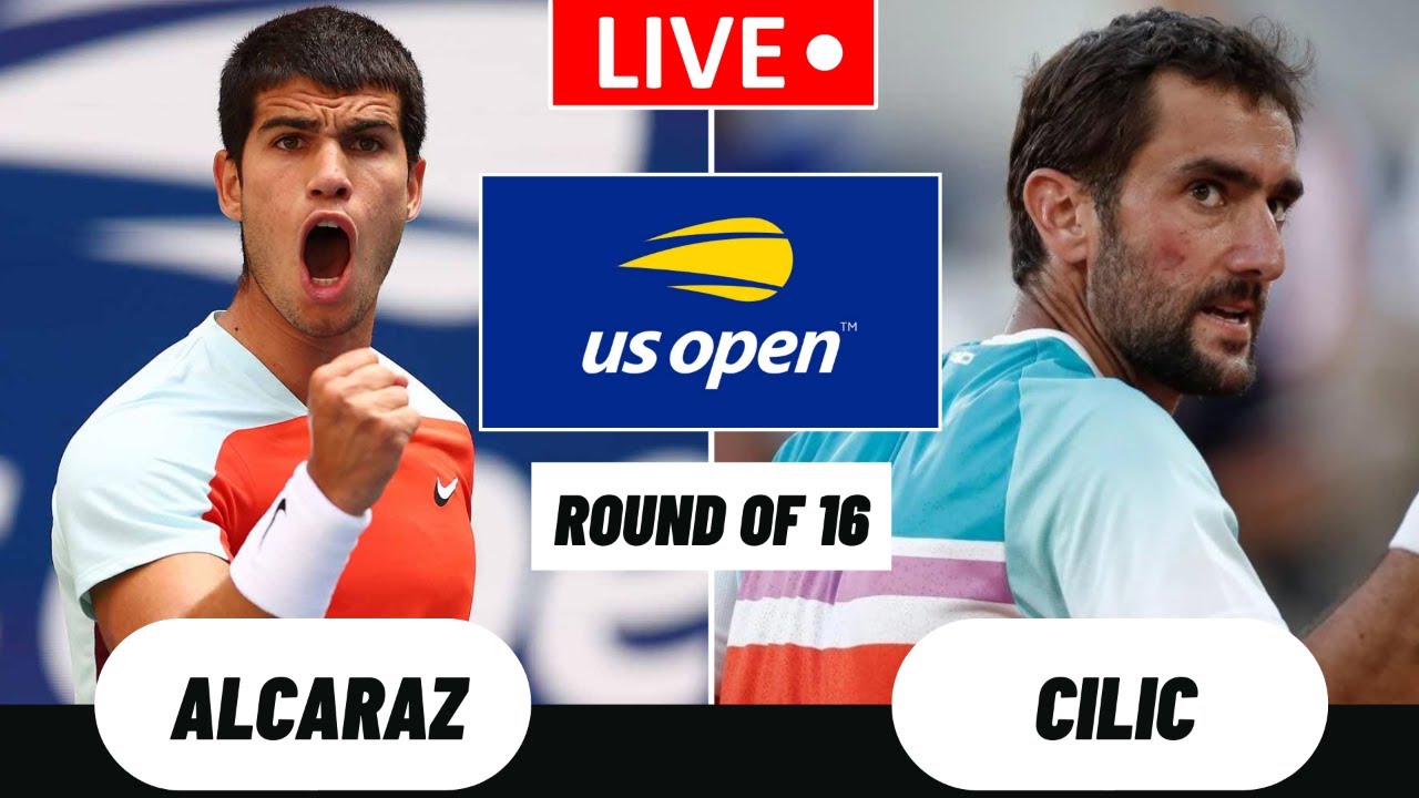 Carlos Alcaraz vs Marin Cilic US Open Tennis Companion