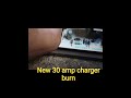 how to burn new 30 amp charger over voltage #shorts#com