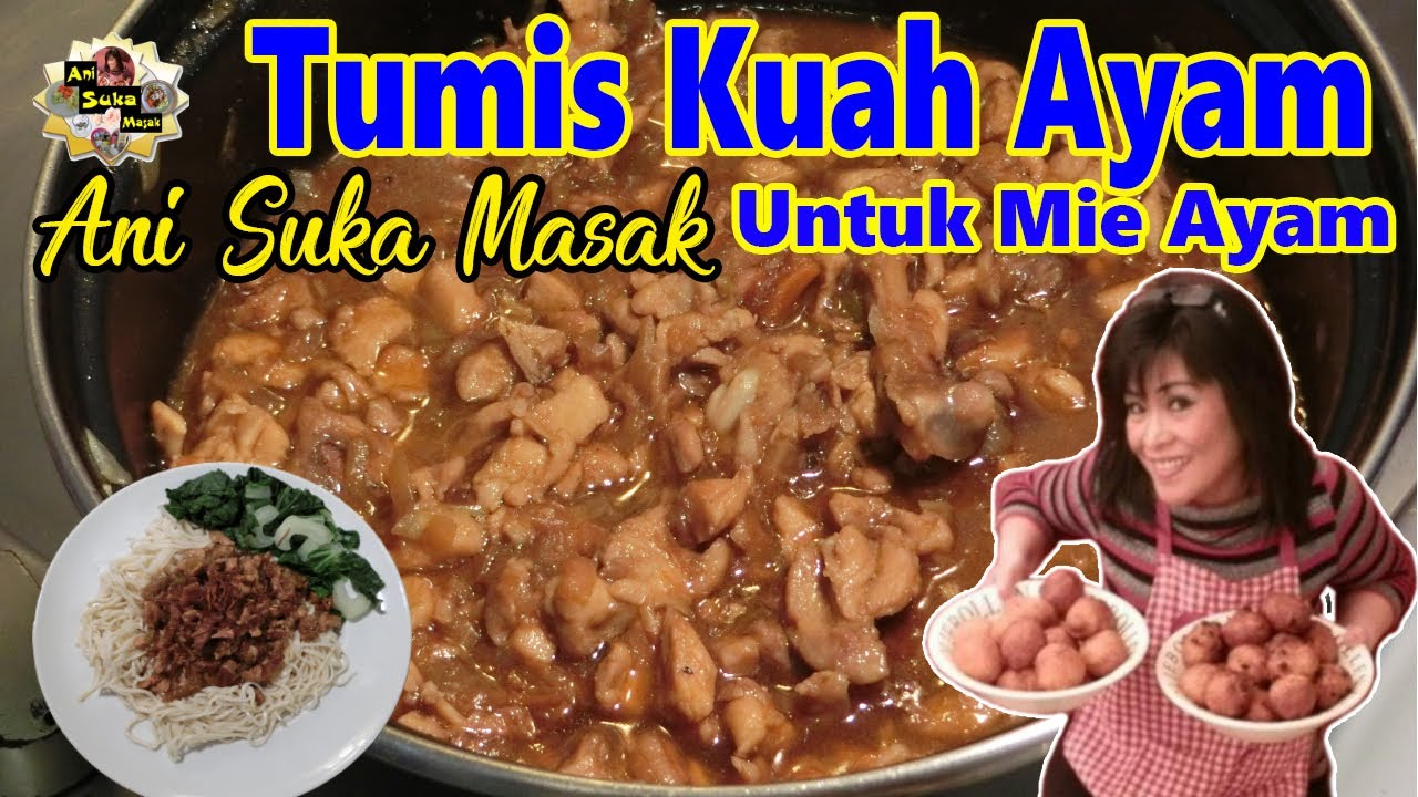 Tumis Kuah Ayam  Untuk Mie  Ayam  YouTube