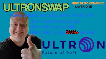 Mavie Ultron Foundation || Bridging USDT || Yield Farming Staking ULX on Ultronswap with Metamask