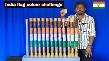 INDIAN Flag Colour Cylinders Matching Puzzle Game Challenge videos | मेमोरी पावर टेस्ट 