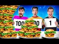 100 STRATURI DE MÂNCARE CHALLENGE !!