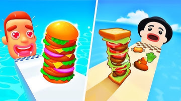 Sandwich Runner | ASMR Gameplay iOS,Android Walkthrough Pro Game Mobile 2T1TY12