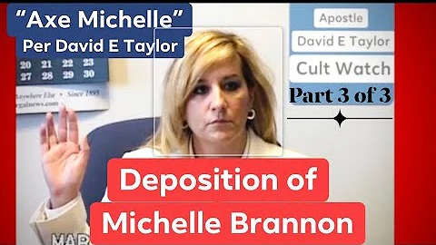 Part 3 of 3, Deposition of Michelle Brannon, Per A...