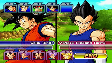 Dragon Ball Z: Budokai Tenkaichi 3 Team Goku vs Team Vegeta