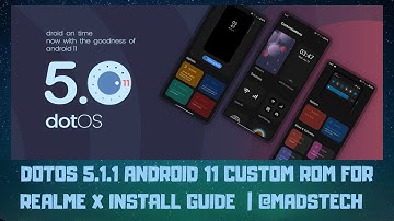 #DotOS 5.1.1 ANDROID 11 CUSTOM ROM FOR REALME X INSTALL GUIDE | @MADSTECH🔥