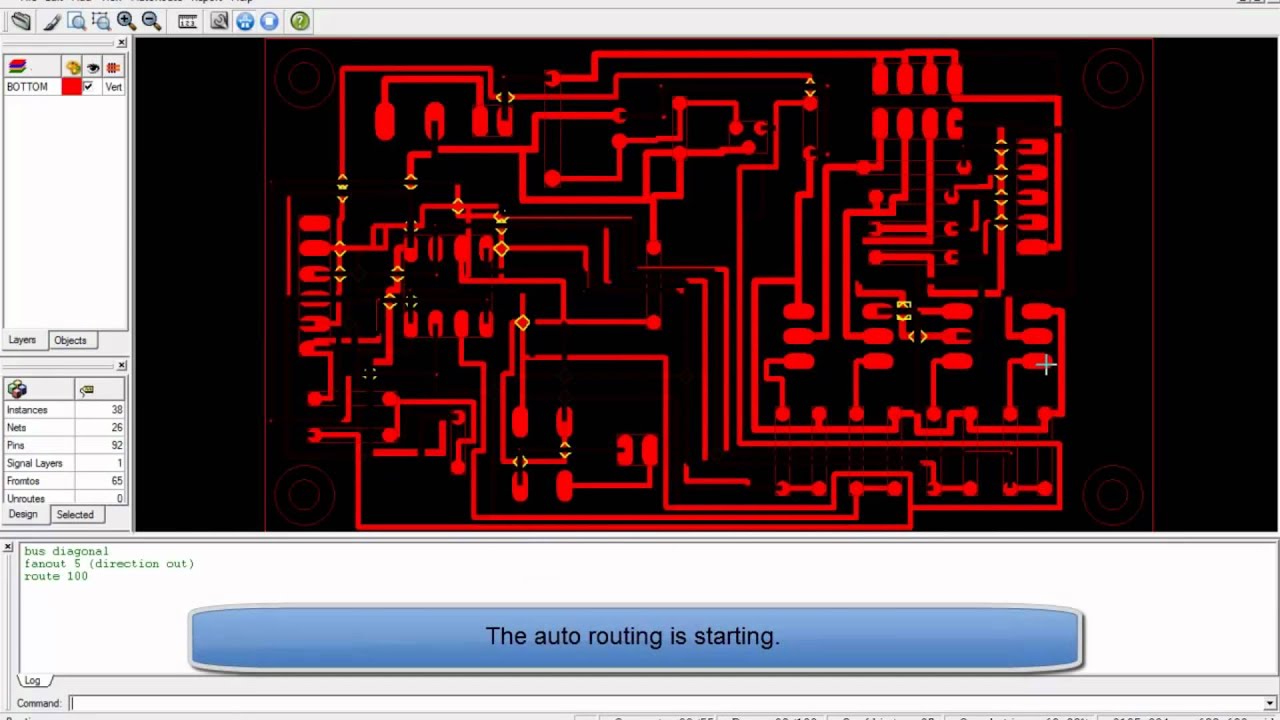 Cadsoft Eagle and Electra Autorouter / Autorouting. Ground Plane ...
