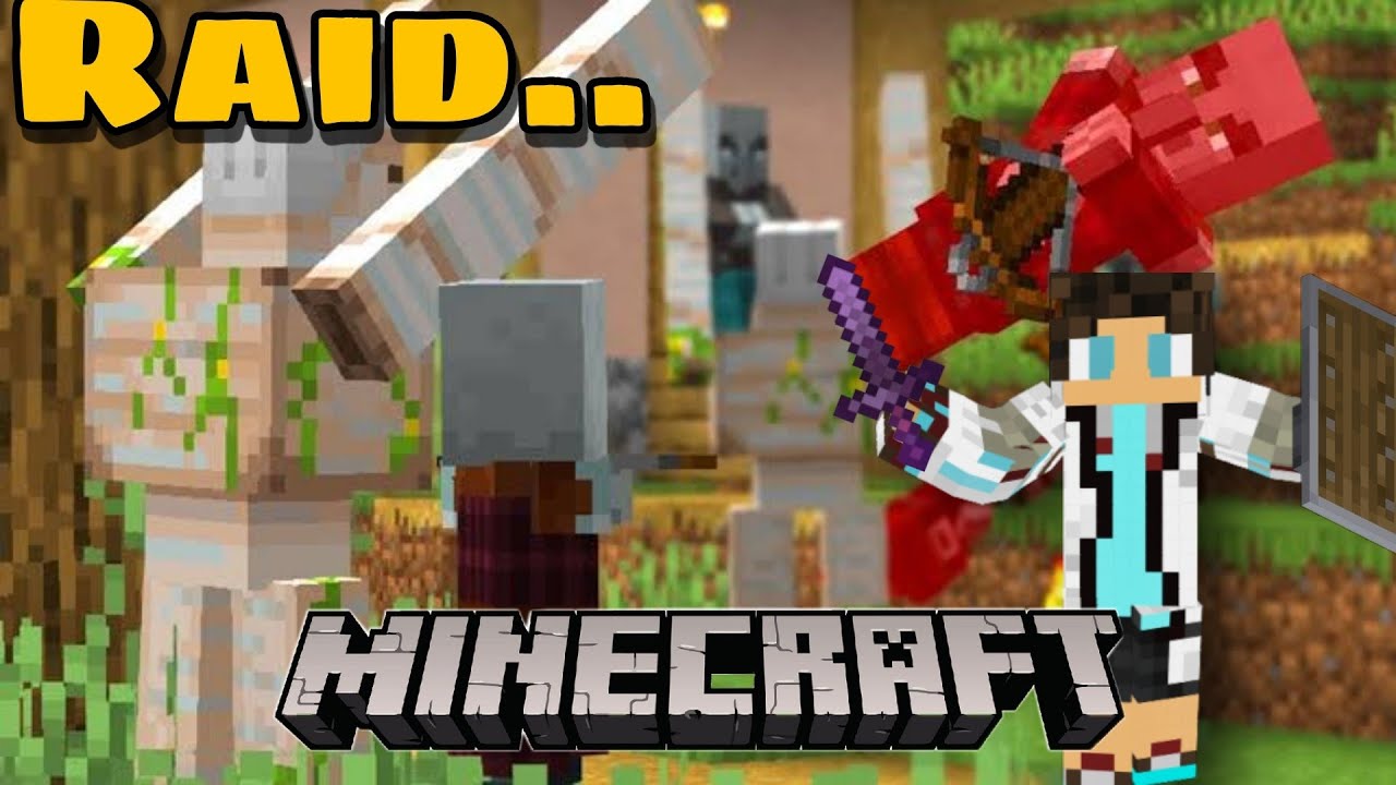 Raid In Village Minecraft Malayalam Minecraft Survival YouTube