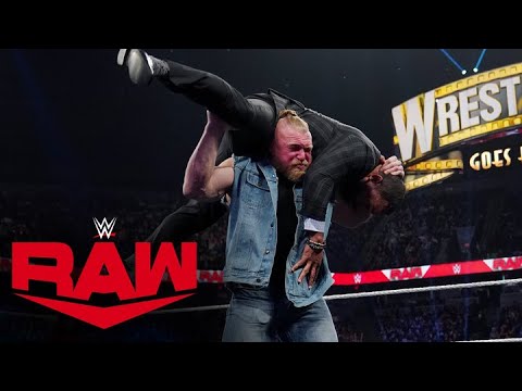 Brock Lesnar agrees to battle Omos at WrestleMania and hits MVP with an F5: Raw, Feb. 27, 2023
