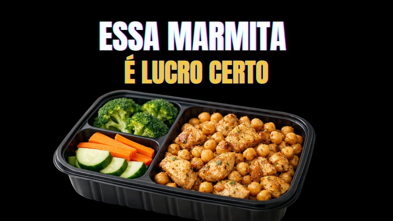 Marmita Fitness de Frango com Grão-de-Bico | Receita Fácil para Vender Todos os Dias