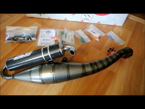 Speedfight 2 50 Sport Auspuff Leovince TT Peugeot Speedfight 1 Chrom//50ccm