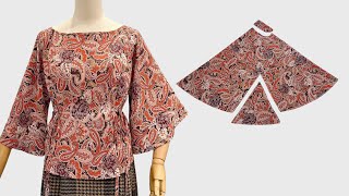 Cut and sew blouses easily | You don't need to be a tailor to sew this blouse by P&N Homemade 15,812 views 4 months ago 12 minutes, 5 seconds
