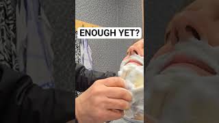 TURKISH SHAVE TAKES TIME! #shavingcream #shave #asmr