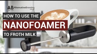 Subminimal NanoFoamer V2 Handheld Milk Foamers. Make Premium Microfoamed  Milk for Barista-Style Coffee Drinks at Home. Two All-New Models with  Dozens