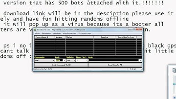 Free Xr 3.5 Booter With 500 Bots.!!!