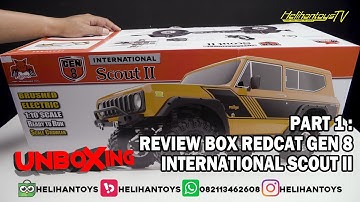 UNBOXING | PART 1 REVIEW BOX RC ADVENTURE Ready To Run - PORTAL | REDCAT GEN8 INTERNATIONAL SCOUT II