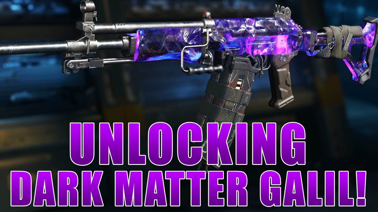 UNLOCKING DARK MATTER CAMO FOR THE "GALIL" IN BLACK OPS 3! | UNLOCKING DARK MATTER GALIL!