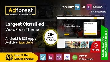 AdForest - Classified Ads WordPress Theme Free Download