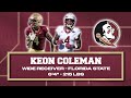 Keon coleman  nfl prospects in less than three minutes