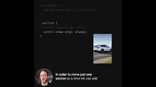 How Tesla makes that beautifully smooth full page swipe effect on their homepage