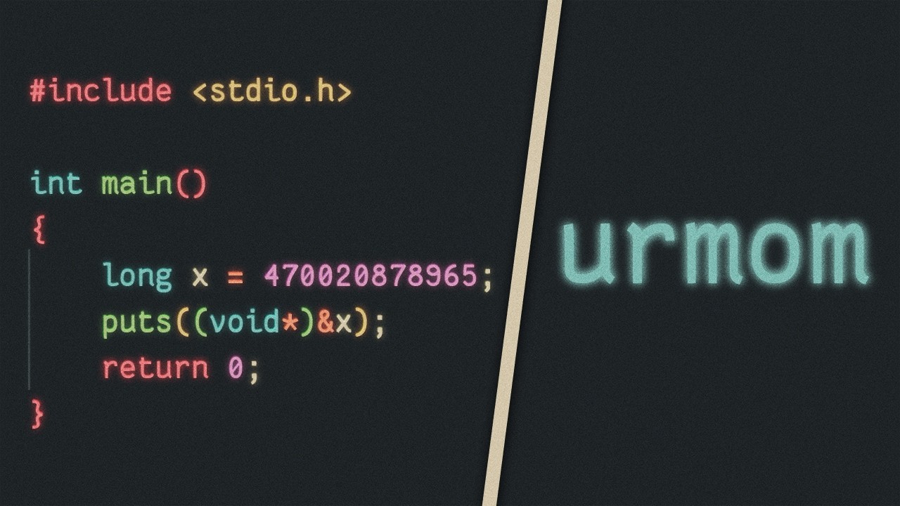This program prints URMOM