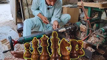 Woodturning Chess Pieces | A Beginner