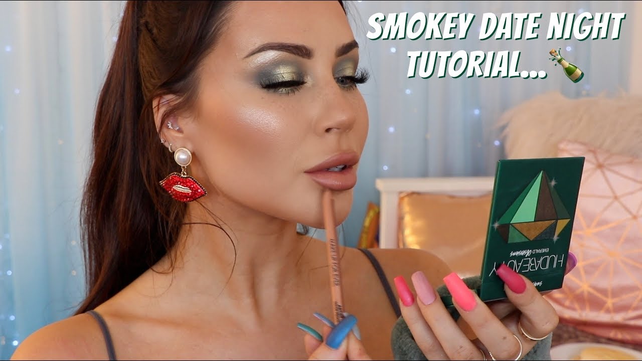 Урок макияжа для глаз в стиле смоки-оливкового, макияж губ в стиле нюд / ИДЕАЛЬНЫЙ вечер для свид...