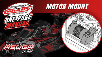 ASUGA XLR - One-Page Manual - Motor Mount