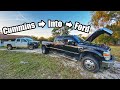 FUMMINS BUILD Pt.1! Putting a CR CUMMINS In a 6.4 Ford Dually! *Ultimate Tow Rig Build*