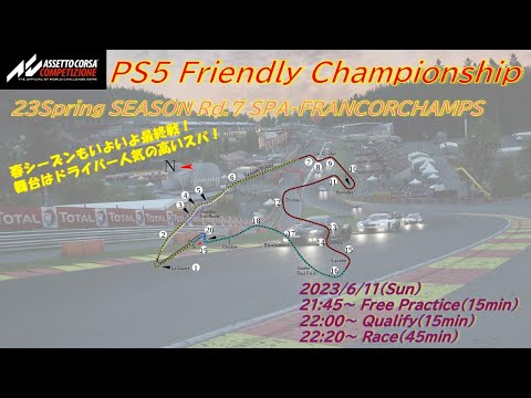 【ACC】（観戦実況）Friendly Championship Rd.7 Belgium