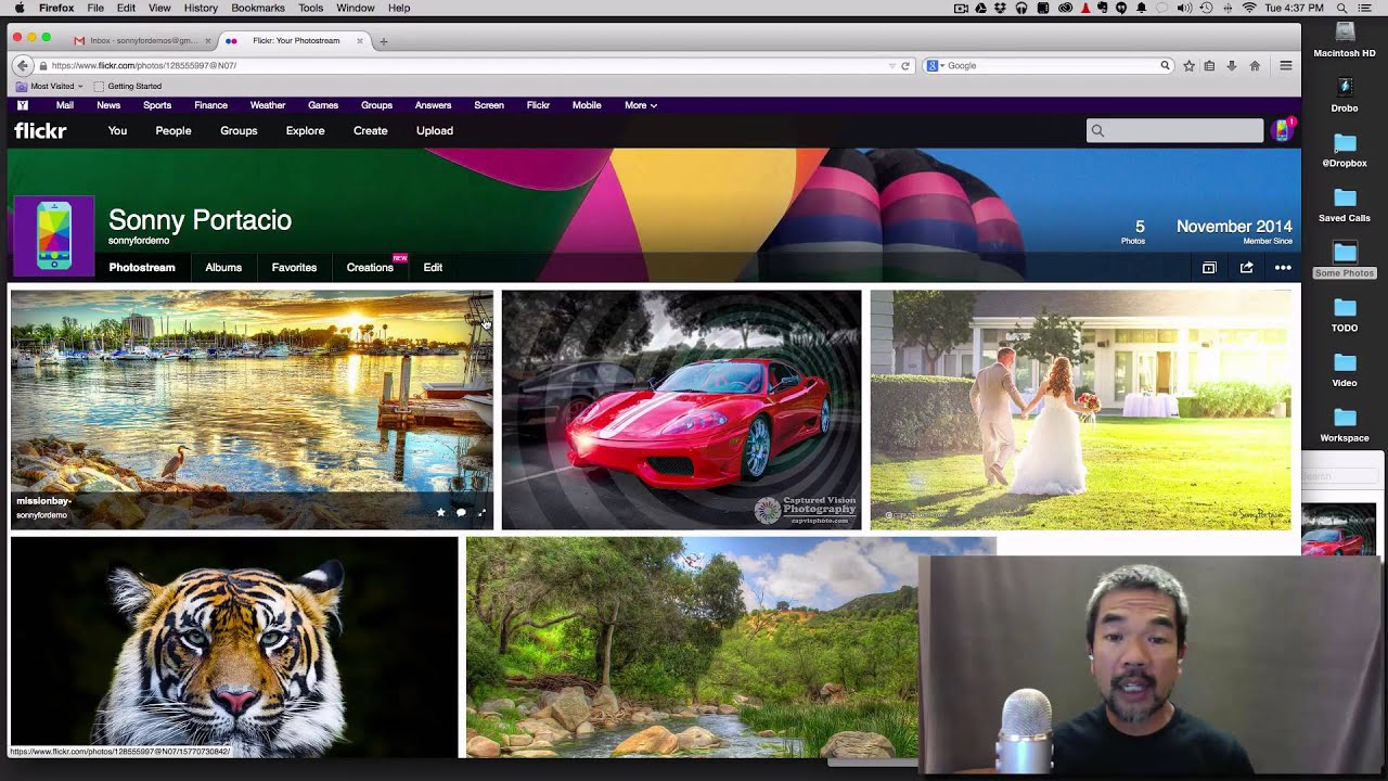 How to upload photos and share them on Flickr