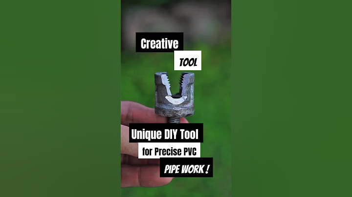 DIY Innovation: A Creative Tool for Easy PVC Pipe Threading!