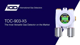 TOC-903-X5 - World Most Versatile Gas Detector Transmitter