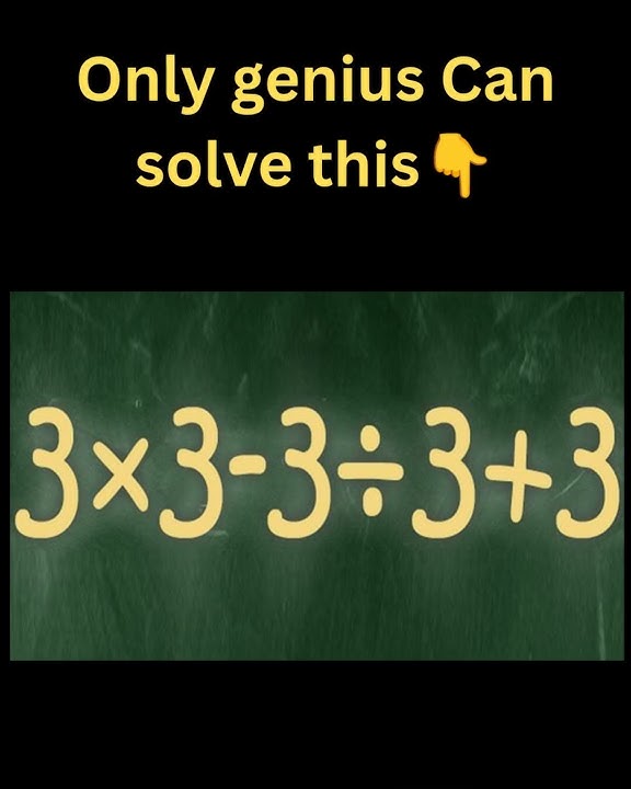 Can You Solve This Mind-Blowing Math Riddle? Only Geniuses Can!