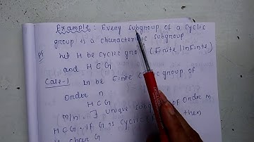 Characteristic subgroup