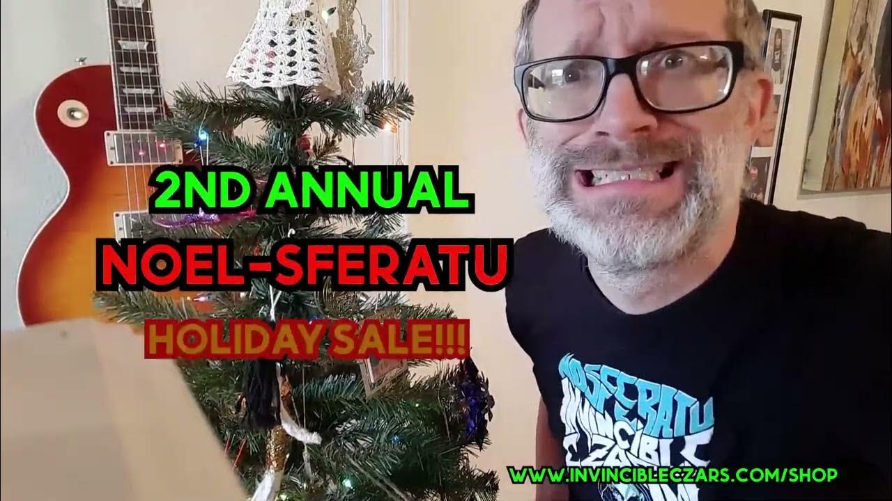 Noel-sferatu Holiday Sale! $5 off Nosferatu Shirts! - YouTube