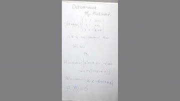 Determinant matrix properties😎#shorts#trending video