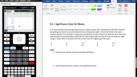 9.3 Significance Tests Video - Part 1