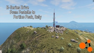 H-Series drive from Fastello to Portino Peak, Italy (Beamng.Drive Timelapse)