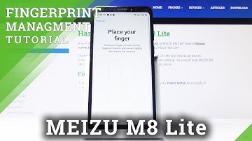 How to Add Fingerprint on MEIZU M8 Lite - Set Up PIN or Password